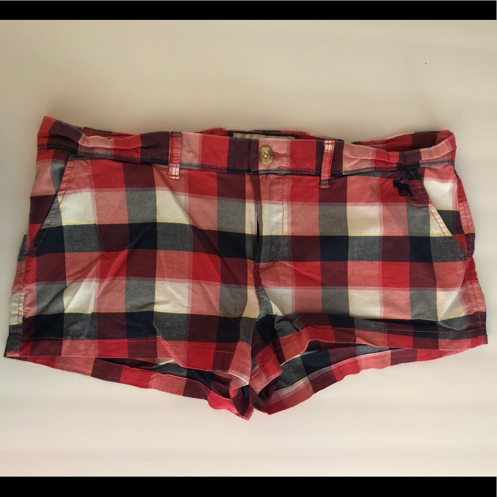 Abercrombie & Fitch Perfect Stretch plaid shorts